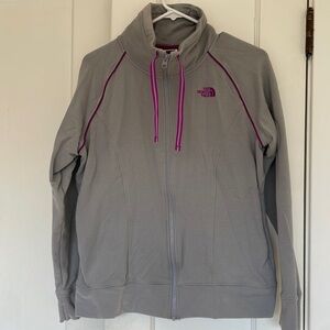 Northface women’s size large zip up sweatshirt